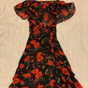 Urban Outfitters Floral Wrap Dress